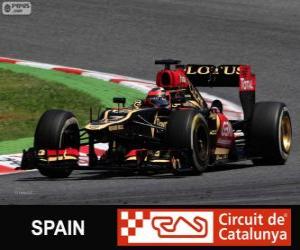 пазл Кими Райкконен - Lotus - 2013 Гран-при Испании, 2º классифицированы